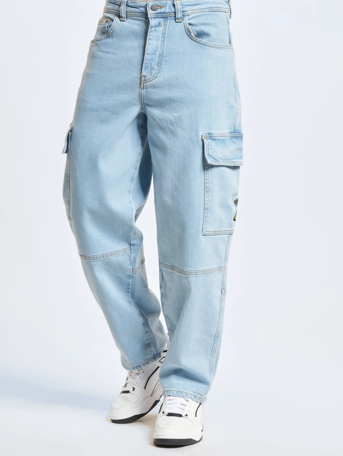 Jeans & Hosen*HOMEBOY X-Tra Ufo Denim Cargohose moon