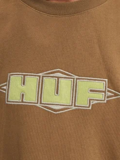 Sweater & Pullover|Pullover & Sweater*HUF Quality Crewneck Pullover schlamm