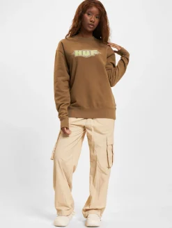 Sweater & Pullover|Pullover & Sweater*HUF Quality Crewneck Pullover schlamm