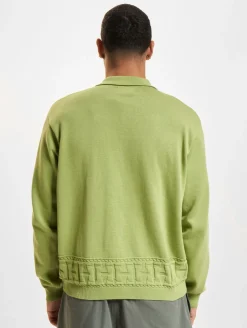 Sweater & Pullover|Pullover & Sweater*HUF Towner Strickjacken pistazie