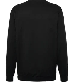 Pullover & Sweater*hummel Mark Herren Sweat-Shirt Baumwoll-Sweater mit Seitentaschen Pulli Trainings-Shirt 14481323 Schwarz