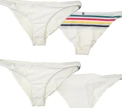 Wassersport|Bademode & Nachtwäsche*Hurley Quick Dry Pendleton Glacier Damen Bikini-Unterteil wende Bademode gestreift Bikini-Panty AJ9508 133 Beige
