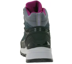 Wanderschuhe & Trekkingschuhe*ICEPEAK Wynne Ms Damen Wanderschuhe mit wasserdichter A.W.S. WATERPROOF-Membran Trekking-Schuhe Hiking-Boots 10089410 Dunkel-Grau/Pink