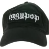 Caps & Mützen*BioworldMerch Iggy Pop Unisex Cap Baumwoll-Cap Punk-Rocker mit leicht gebogenem Schirm Base-Cap 3651IGG Schwarz/Weiß