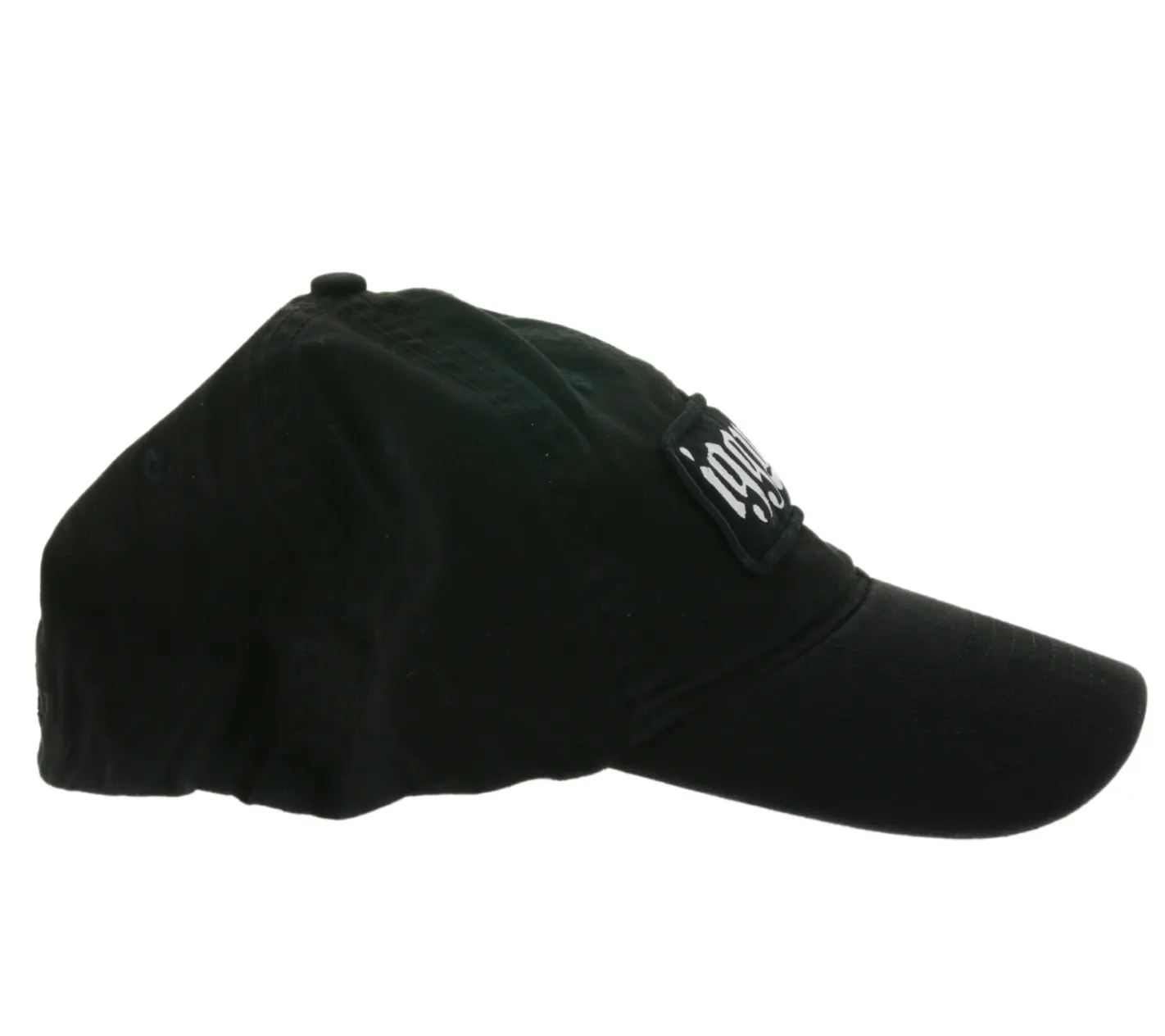Caps & Mützen*BioworldMerch Iggy Pop Unisex Cap Baumwoll-Cap Punk-Rocker mit leicht gebogenem Schirm Base-Cap 3651IGG Schwarz/Weiß