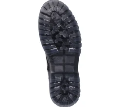 Boots & Stiefel*ILC Damen Biker-Stiefelette mit derber Sohle Echtleder-Boots C40-3681-16-01 Schwarz