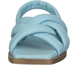 Zehentrenner & Sandalen*ILC Evelyn Soft Damen Sandalette Riemchen-Sandalen Echtleder C45-8580 -11 Hellblau