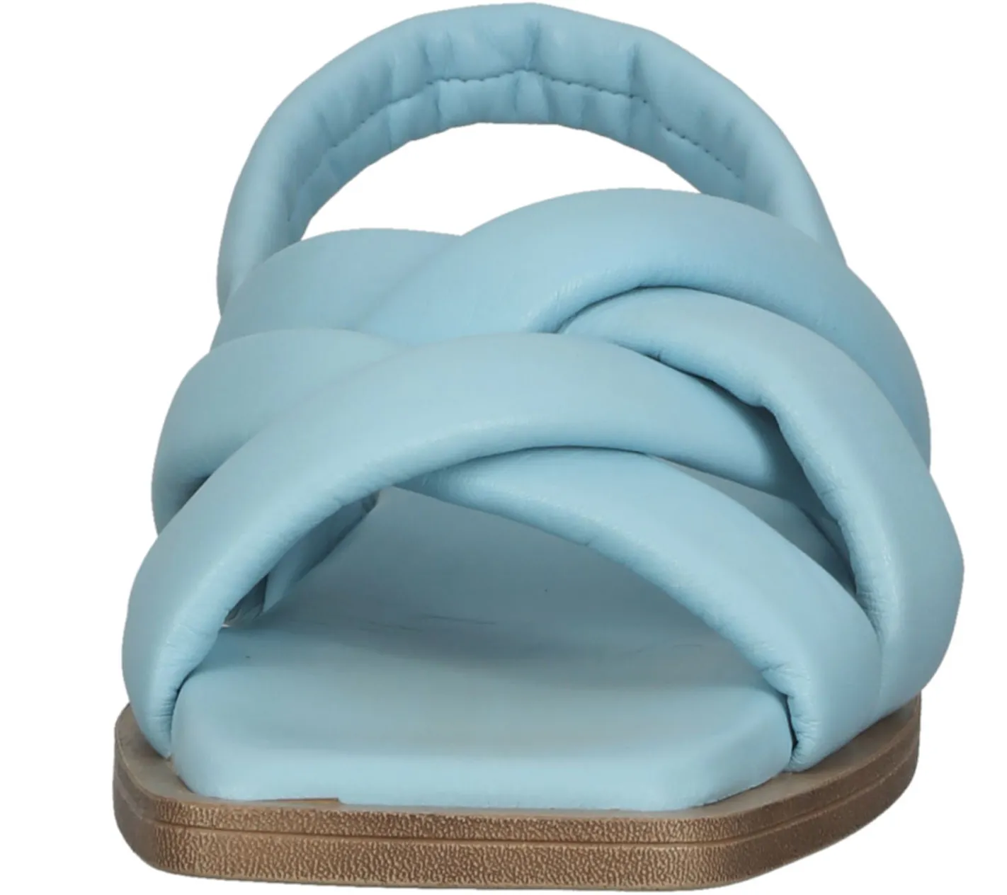 Zehentrenner & Sandalen*ILC Evelyn Soft Damen Sandalette Riemchen-Sandalen Echtleder C45-8580 -11 Hellblau