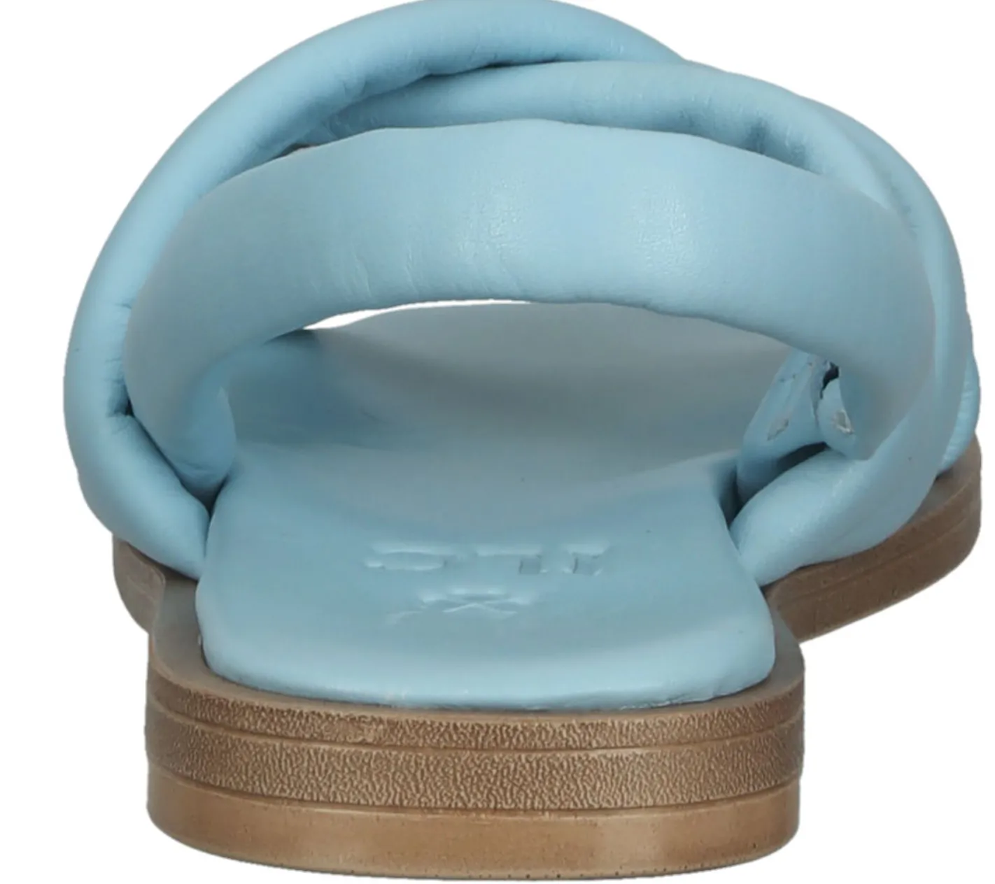 Zehentrenner & Sandalen*ILC Evelyn Soft Damen Sandalette Riemchen-Sandalen Echtleder C45-8580 -11 Hellblau