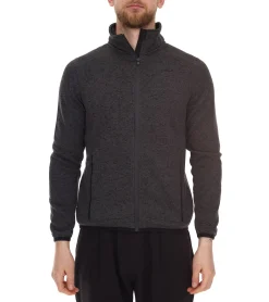 Jacken & Mäntel*ILLMATIC Mingo Herren Übergangsjacke mit hochschließendem Reißverschluss Zip-Jacke in Fleece-Optik IL007 Grau