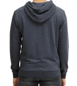 Pullover & Sweater*INDICODE Forzo Herren Baumwoll-Hoodie nachhaltiger Kapuzen-Sweater mit großem Frontprint 55-581MM in Grau, Navy oder Schwarz