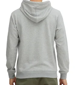 Pullover & Sweater*INDICODE Forzo Herren Baumwoll-Hoodie nachhaltiger Kapuzen-Sweater in melierter Optik 55-581MM 913 Grau