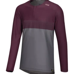 Sportoberbekleidung|Radsport*IXS Herren Radtrikots Flow XTG Longsleeve Henley Trikot Mehrfarbig