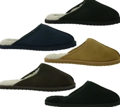 Pantoffeln & Hausschuhe|Hausschuhe & Pantoffeln*Jack & Jones Dudely Hausschuh gefütterte Pantoffeln Hausschlappen 12187557 Schwarz, Blau oder Braun