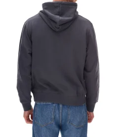 Pullover & Sweater*Jack & Jones Esterbro Newton Herren Kapuzen-Pullover Baumwoll-Pullover mit Originals Studio Print 12266801 Grau, Schwarz oder Beige