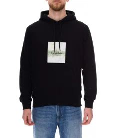 Pullover & Sweater*Jack & Jones Esterbro Newton Herren Kapuzen-Pullover Baumwoll-Pullover mit Originals Studio Print 12266801 Grau, Schwarz oder Beige