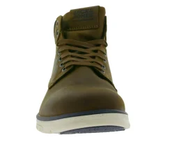 Stiefel & Boots|Turnschuhe & Sneaker*Jack & Jones Tubar Schnürboots Herren Stiefel aus Echtleder Winter-Schuhe in 12159513 oder 12159516 Hellbraun Dunkelbraun