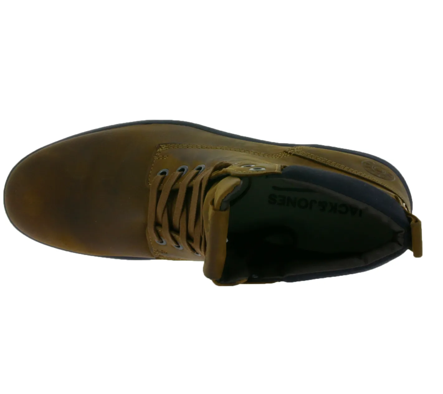 Stiefel & Boots|Turnschuhe & Sneaker*Jack & Jones Tubar Schnürboots Herren Stiefel aus Echtleder Winter-Schuhe in 12159513 oder 12159516 Hellbraun Dunkelbraun