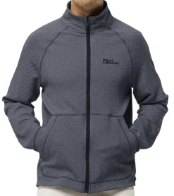 Pullover & Sweater|Jacken & Mäntel*Jack Wolfskin Fernweh Jkt Herren Jacke Übergangs-Jacke mit Stehkragen 1711471_6000_003 Grau