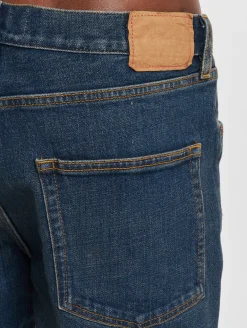 Jeans & Hosen*JEANERICA Herren Baumwoll-Jeans im Loose Fit Style Freizeit-Jeans dunkelblau