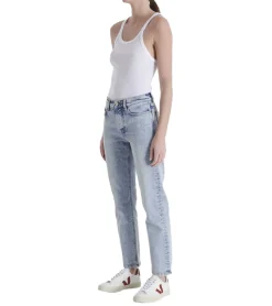 Jeans & Hosen*JEANERICA 5-Pocket-Jeans im Slim Fit im Vintage-Stil Slim-Jeans A5PD-SM001-200 Hellblau