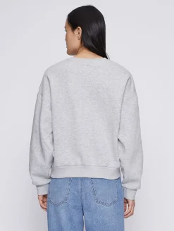 Sweater & Pullover*JJXX Merle Rlx Short Crew Pullover hellgrau meliert/New York