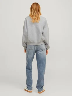 Sweater & Pullover*JJXX Merle Rlx Short Crew Pullover hellgrau meliert/New York