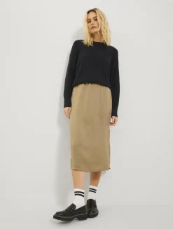 Sweater & Pullover*JJXX Mila Twist Rundhalspullover schwarz