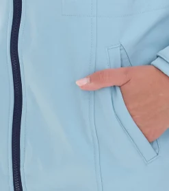 Mäntel & Jacken*KangaROOS Damen Softshell-Jacke wasserabweisende Outdoor-Jacke 79417134 Hell-Blau