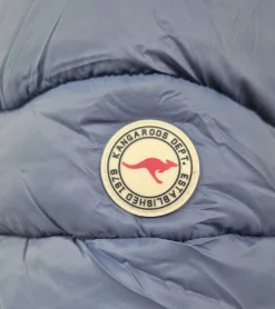 Mäntel & Jacken*KangaROOS Damen Stepp-Jacke Übergangs-Weste mit Kapuze Frühlings-Jacke 95573058 Blau