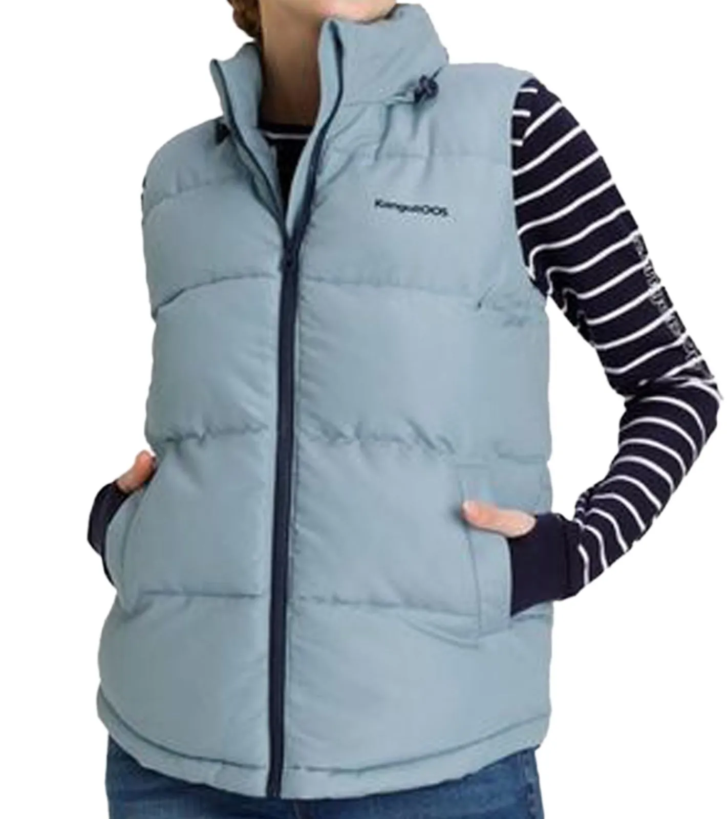 Mäntel & Jacken*KangaROOS Weste leicht wasserabweisende Damen Übergangs-Weste 88531402 Hellblau