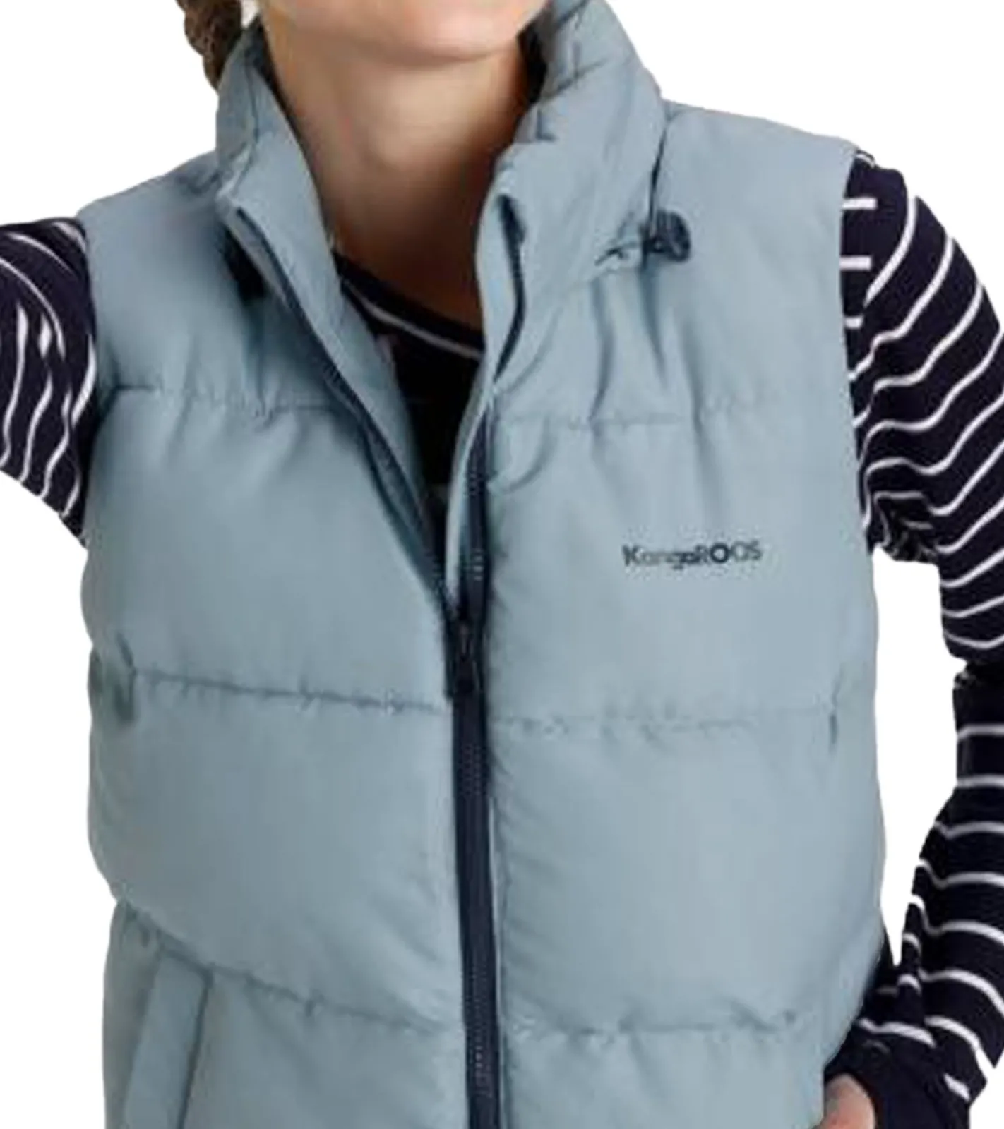 Mäntel & Jacken*KangaROOS Weste leicht wasserabweisende Damen Übergangs-Weste 88531402 Hellblau