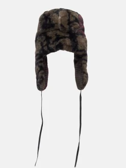 Caps & Mützen*KANGOL Wild Fur Mützen olive/cranberry