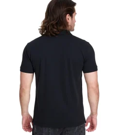 Hemden & Poloshirts*Kappa Herren Baumwoll-Polo mit kleiner Stickerei Polo-Hemd Polo-Shirt Kurzarm-Shirt Pique-Strick 303173NC Weiß, Schwarz, Dunkelblau oder Grün