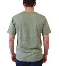 T-Shirts & Tank Tops*Kappa Herren Baumwoll-Shirt mit großem Logo Rundhals-Shirt Kurzarm-Shirt T-Shirt Oeko-Tex 100 zertifiziert 7085/8191 Schwarz, Grün, Weiß oder Rot