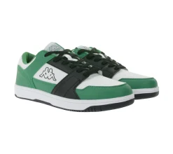 Turnschuhe & Sneaker*Kappa Logo Rernal 2 Herren Alltags-Sneaker Freizeit-Schuhe Schnür-Schuhe Trainings-Schuhe 341X2DW Schwarz/Rot/Weiß oder Weiß/Grün