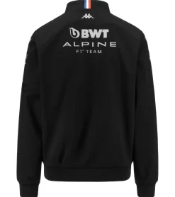 Jacken & Mäntel*Kappa X ALPINE Formel 1 Ambacy Kinder Softshell-Jacke mit Polarfleece-Futter Mädchen Jungen Übergangs-Jacke Jugendliche 361D53W AF1 005 Schwarz