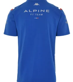 T-Shirts & Tank Tops*Kappa X ALPINE Formel 1 F1 Kinder T-Shirt mit HYDRO WAY PROTECTION-Technologie Kurzarm-Shirt 331915W Blau oder Schwarz