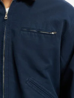 Mäntel & Jacken|Jacken & Mäntel*KEINE LIEBE Canvas Jeansjacke blau