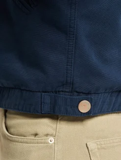 Mäntel & Jacken|Jacken & Mäntel*KEINE LIEBE Canvas Jeansjacke blau