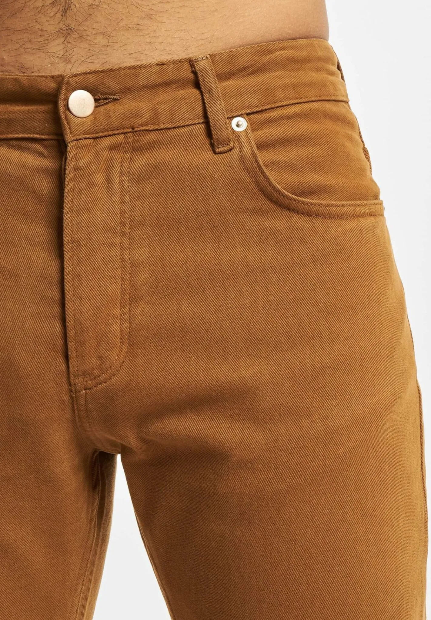 Hosen & Jeans|Jeans & Hosen*KEINE LIEBE Loosefit Denim Mittelbraun