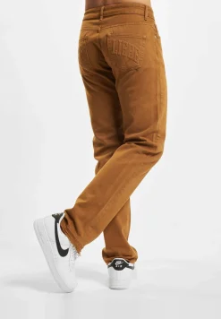 Hosen & Jeans|Jeans & Hosen*KEINE LIEBE Loosefit Denim Mittelbraun