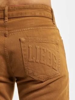 Hosen & Jeans|Jeans & Hosen*KEINE LIEBE Loosefit Denim Mittelbraun