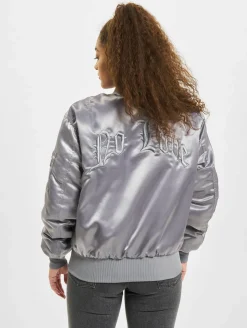 Mäntel & Jacken|Jacken & Mäntel*KEINE LIEBE Old Bomber Bomberjacke blau