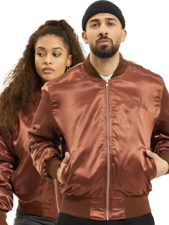 Mäntel & Jacken|Jacken & Mäntel*KEINE LIEBE Old Bomber Bomberjacke braun