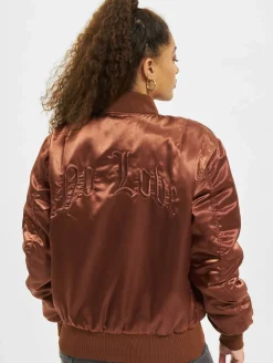 Mäntel & Jacken|Jacken & Mäntel*KEINE LIEBE Old Bomber Bomberjacke braun