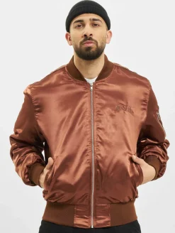 Mäntel & Jacken|Jacken & Mäntel*KEINE LIEBE Old Bomber Bomberjacke braun