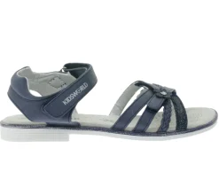 Sandalen|Zehentrenner & Sandalen*KIDSWORLD Kinder und Damen Sandalette mit Klettverschluss Alltags-Sandalen für Mädchen Sommer-Schuhe 47589726 Blau