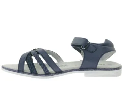 Sandalen|Zehentrenner & Sandalen*KIDSWORLD Kinder und Damen Sandalette mit Klettverschluss Alltags-Sandalen für Mädchen Sommer-Schuhe 47589726 Blau