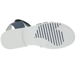 Sandalen|Zehentrenner & Sandalen*KIDSWORLD Kinder und Damen Sandalette mit Klettverschluss Alltags-Sandalen für Mädchen Sommer-Schuhe 47589726 Blau